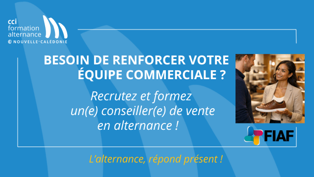 Titre pro « Conseiller de vente » (niveau BAC) : ouverture confirmée !