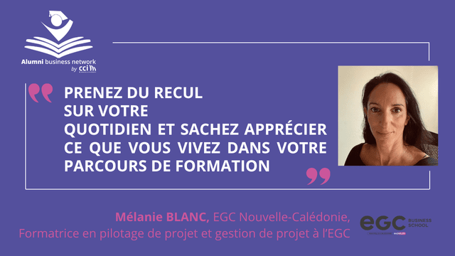 Portrait - Mélanie BLANC  - Formatrice en pilotage de projet et gestion de projet