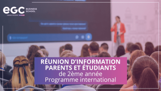 Réunion d'information parents (2ème année présentiel) - Programme international