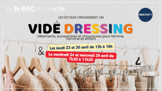Les écoles de la CCI organisent un vide dressing !